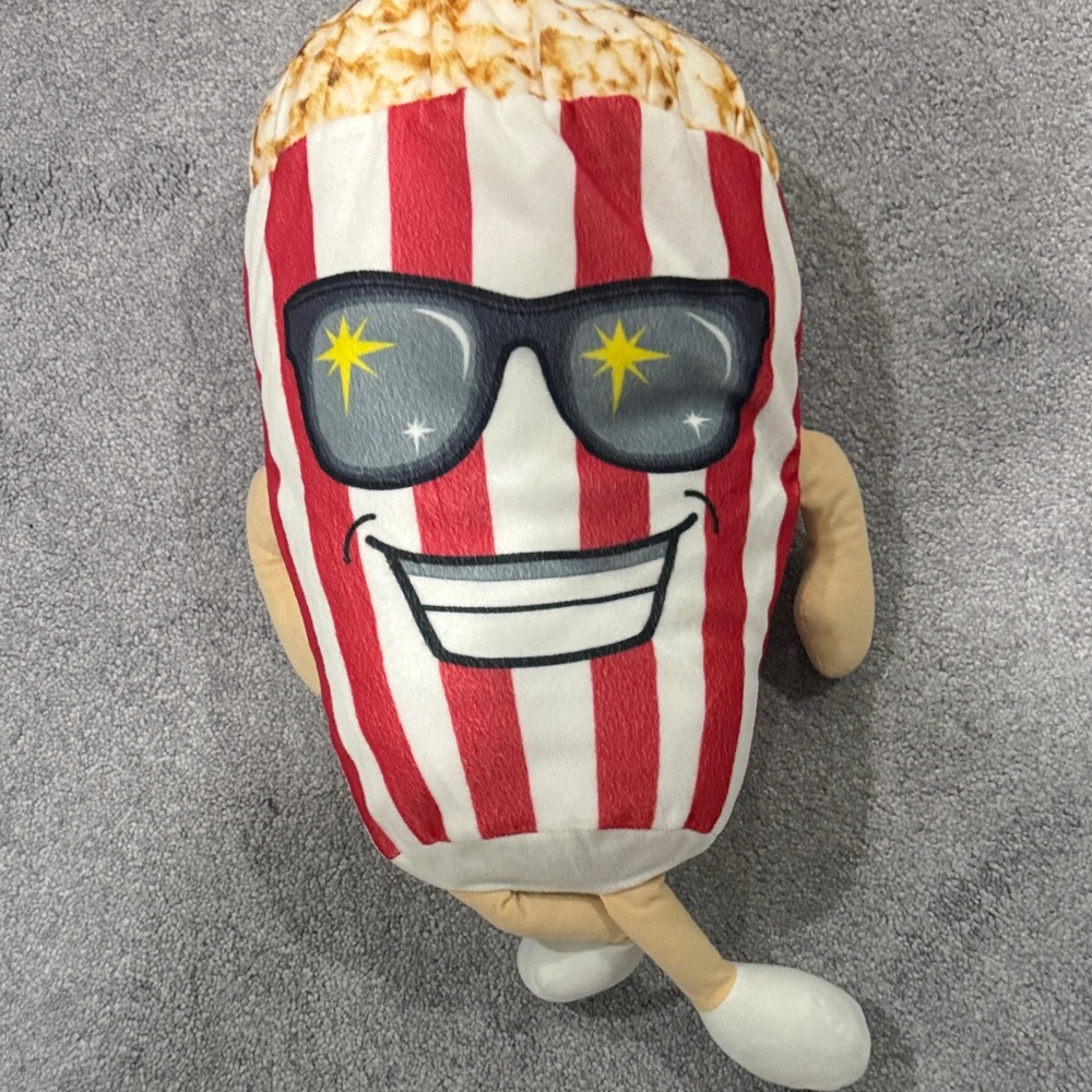Popcorn Plush Action Figure with Sunglasses